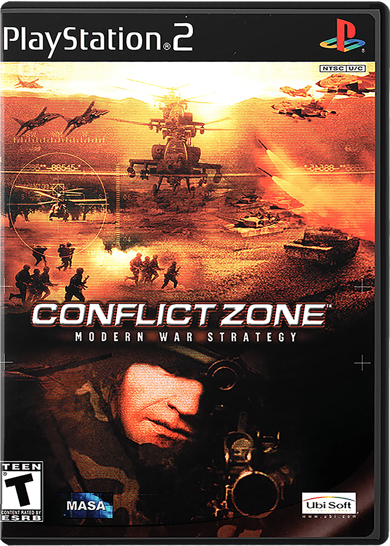 Conflict Zone Modern War Strategy box art for Playstation 2